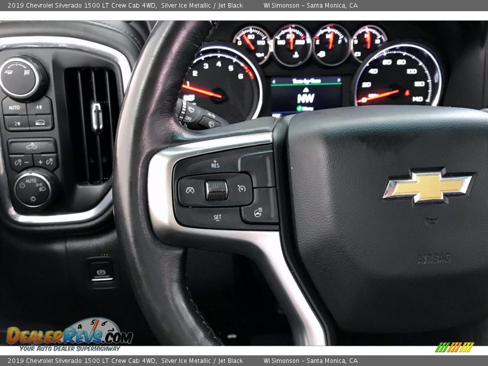 2019 Chevrolet Silverado 1500 LT Crew Cab 4WD Steering Wheel Photo #21