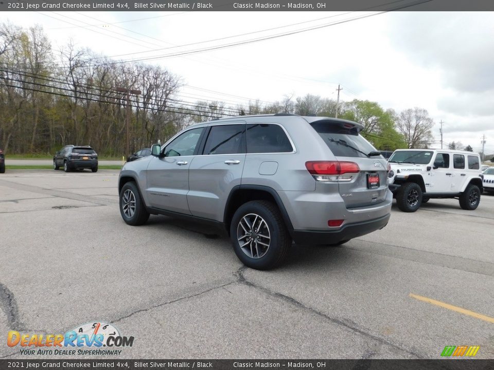 2021 Jeep Grand Cherokee Limited 4x4 Billet Silver Metallic / Black Photo #12