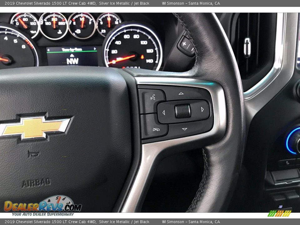 2019 Chevrolet Silverado 1500 LT Crew Cab 4WD Steering Wheel Photo #22