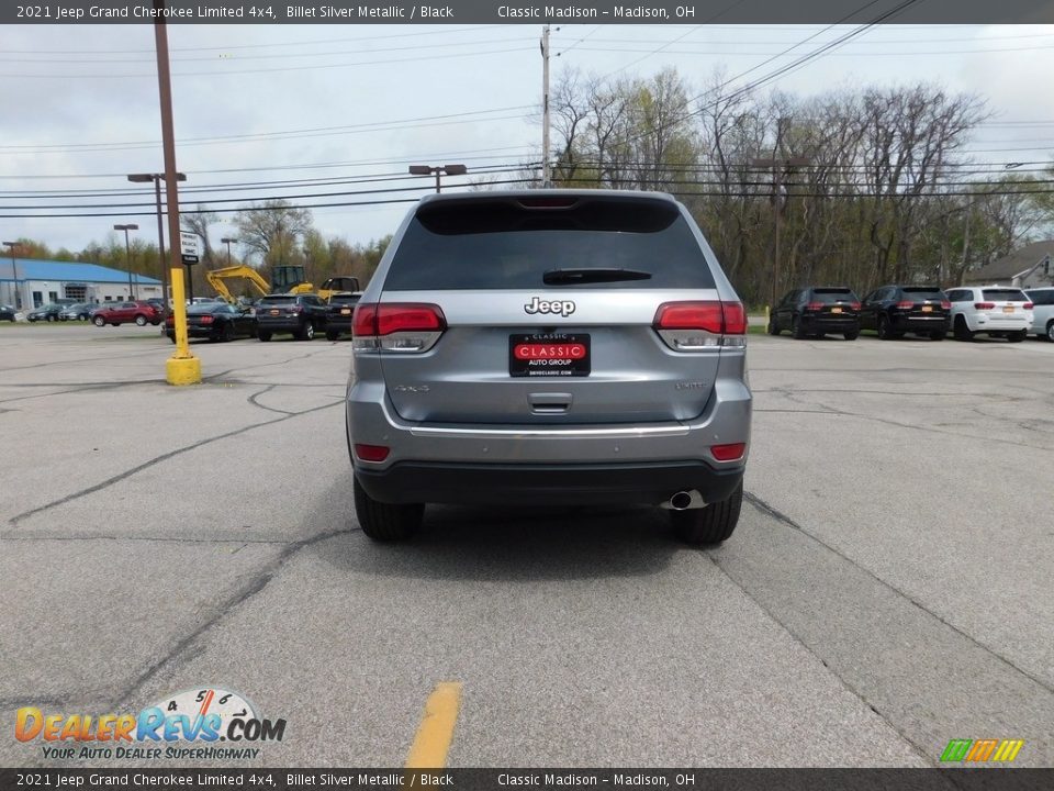 2021 Jeep Grand Cherokee Limited 4x4 Billet Silver Metallic / Black Photo #13