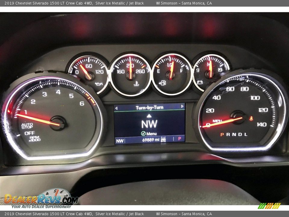 2019 Chevrolet Silverado 1500 LT Crew Cab 4WD Gauges Photo #23