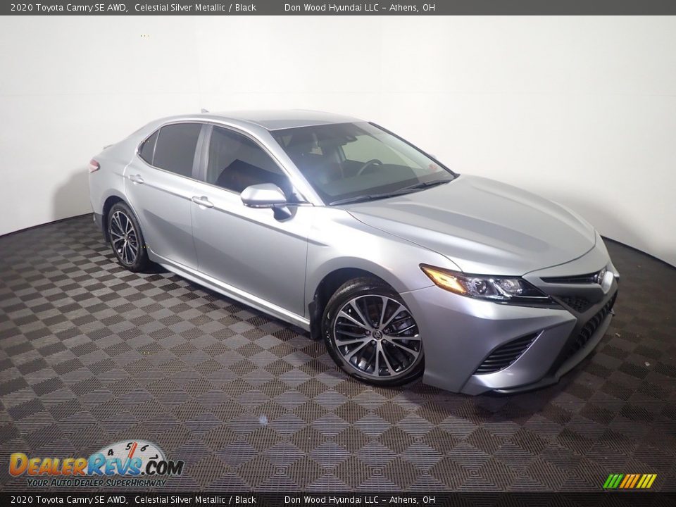 2020 Toyota Camry SE AWD Celestial Silver Metallic / Black Photo #4