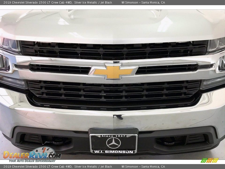 2019 Chevrolet Silverado 1500 LT Crew Cab 4WD Silver Ice Metallic / Jet Black Photo #29