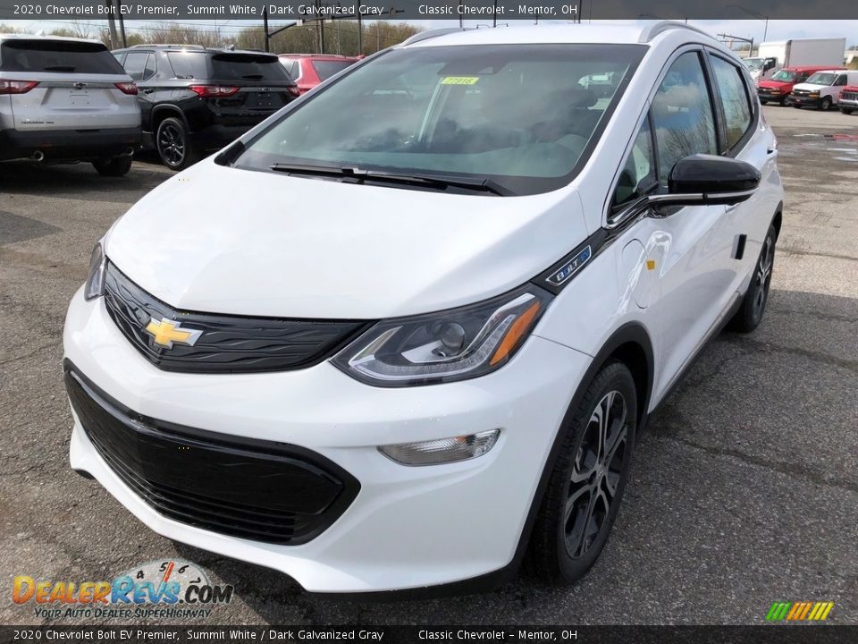 2020 Chevrolet Bolt EV Premier Summit White / Dark Galvanized Gray Photo #1