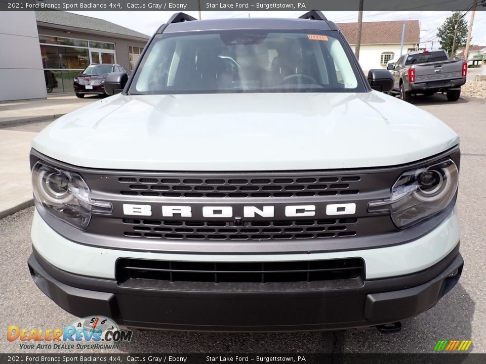 2021 Ford Bronco Sport Badlands 4x4 Cactus Gray / Ebony Photo #9