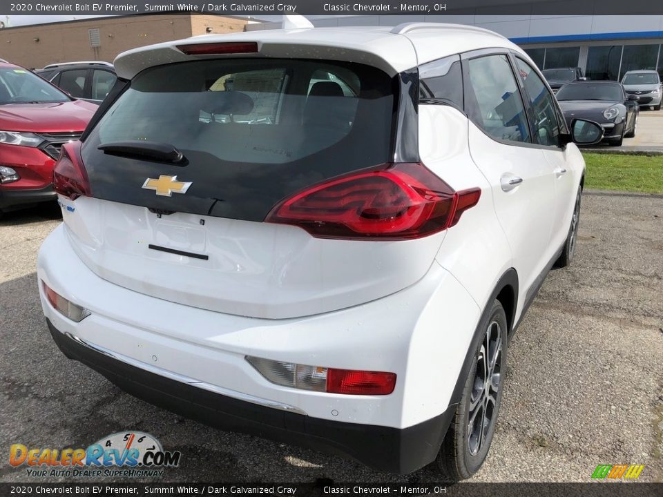 2020 Chevrolet Bolt EV Premier Summit White / Dark Galvanized Gray Photo #3