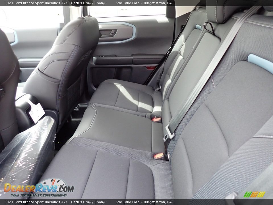 2021 Ford Bronco Sport Badlands 4x4 Cactus Gray / Ebony Photo #11