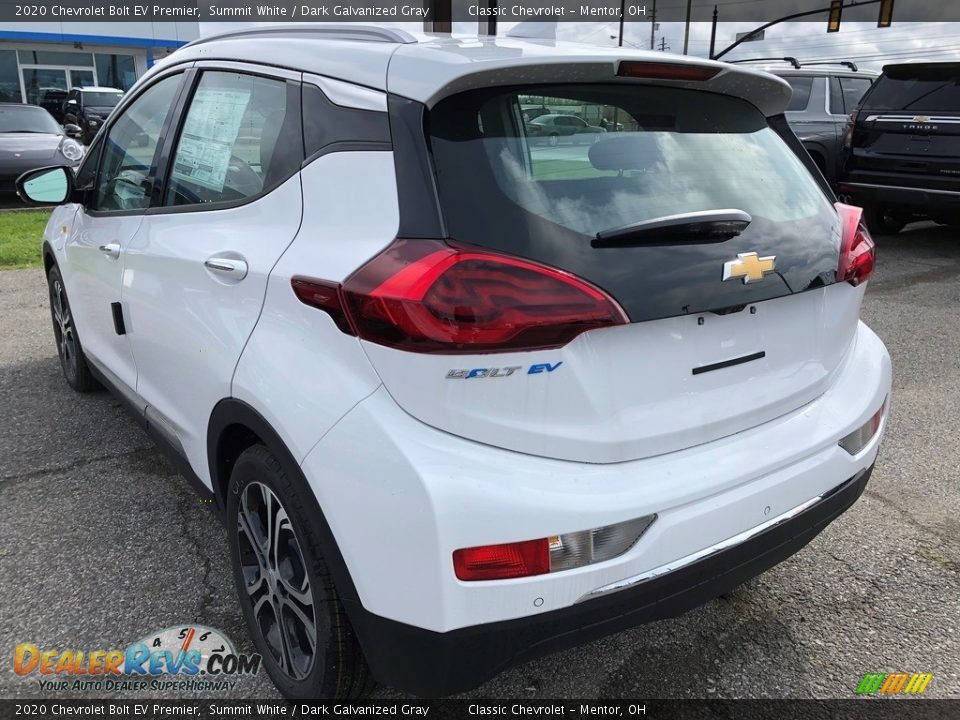 2020 Chevrolet Bolt EV Premier Summit White / Dark Galvanized Gray Photo #4