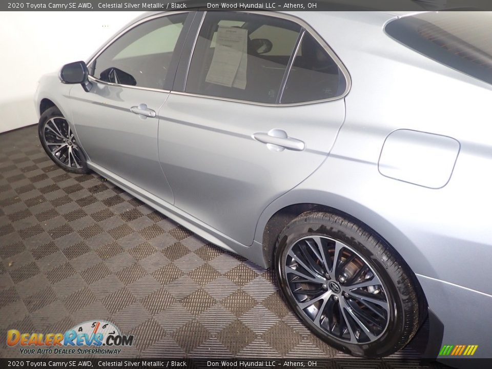 2020 Toyota Camry SE AWD Celestial Silver Metallic / Black Photo #19