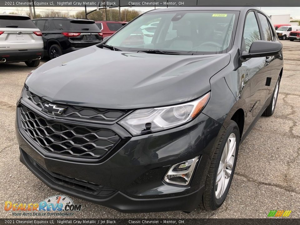 2021 Chevrolet Equinox LS Nightfall Gray Metallic / Jet Black Photo #1