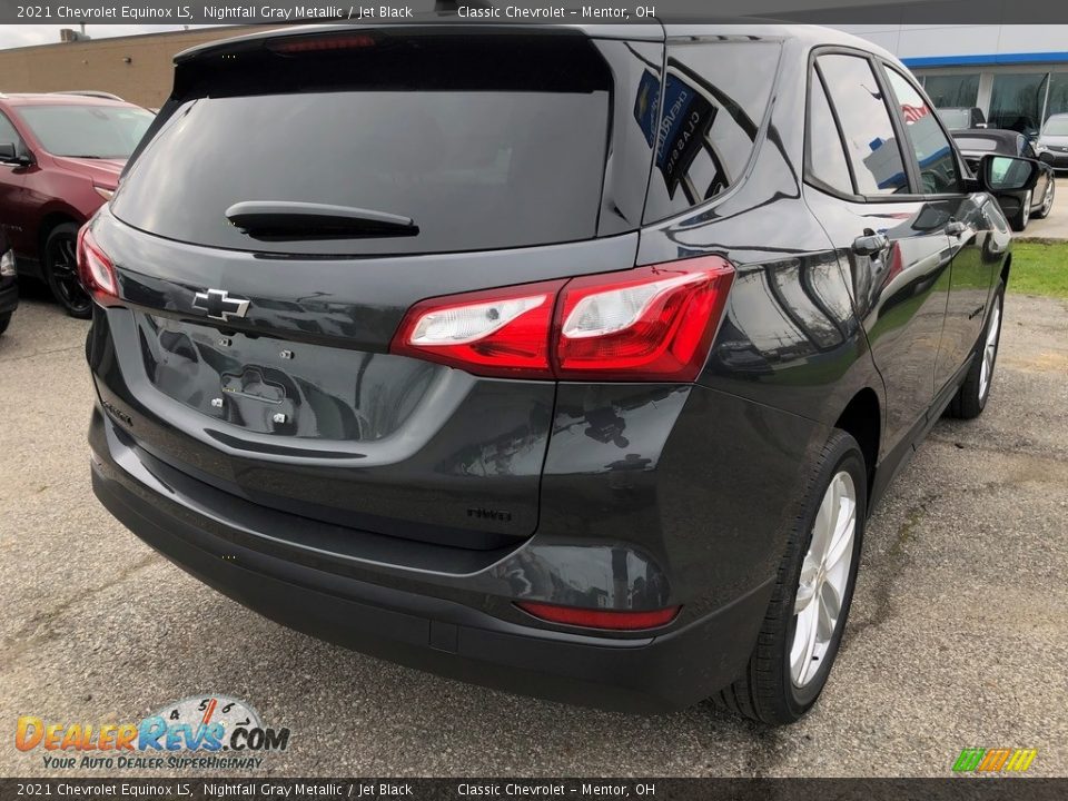 2021 Chevrolet Equinox LS Nightfall Gray Metallic / Jet Black Photo #3