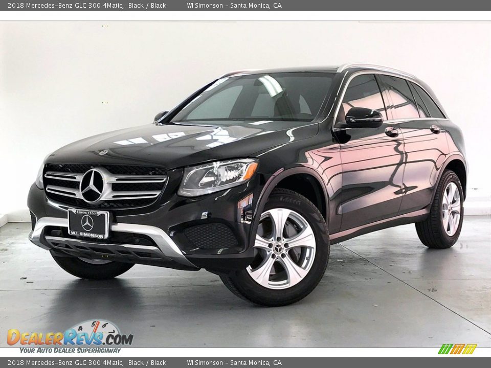 2018 Mercedes-Benz GLC 300 4Matic Black / Black Photo #12