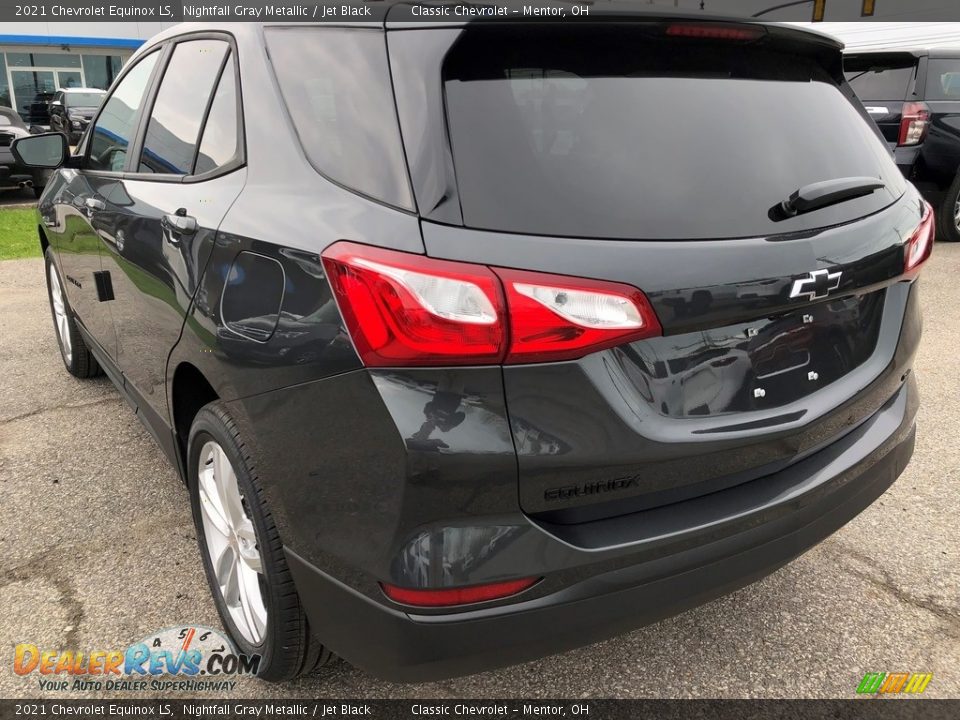 2021 Chevrolet Equinox LS Nightfall Gray Metallic / Jet Black Photo #4