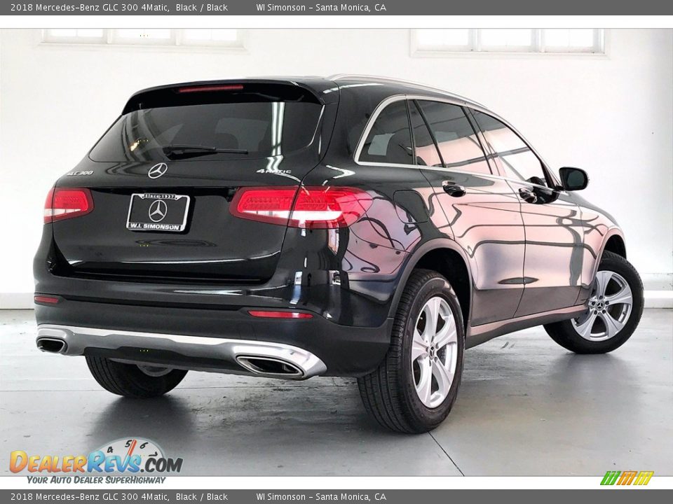 2018 Mercedes-Benz GLC 300 4Matic Black / Black Photo #13