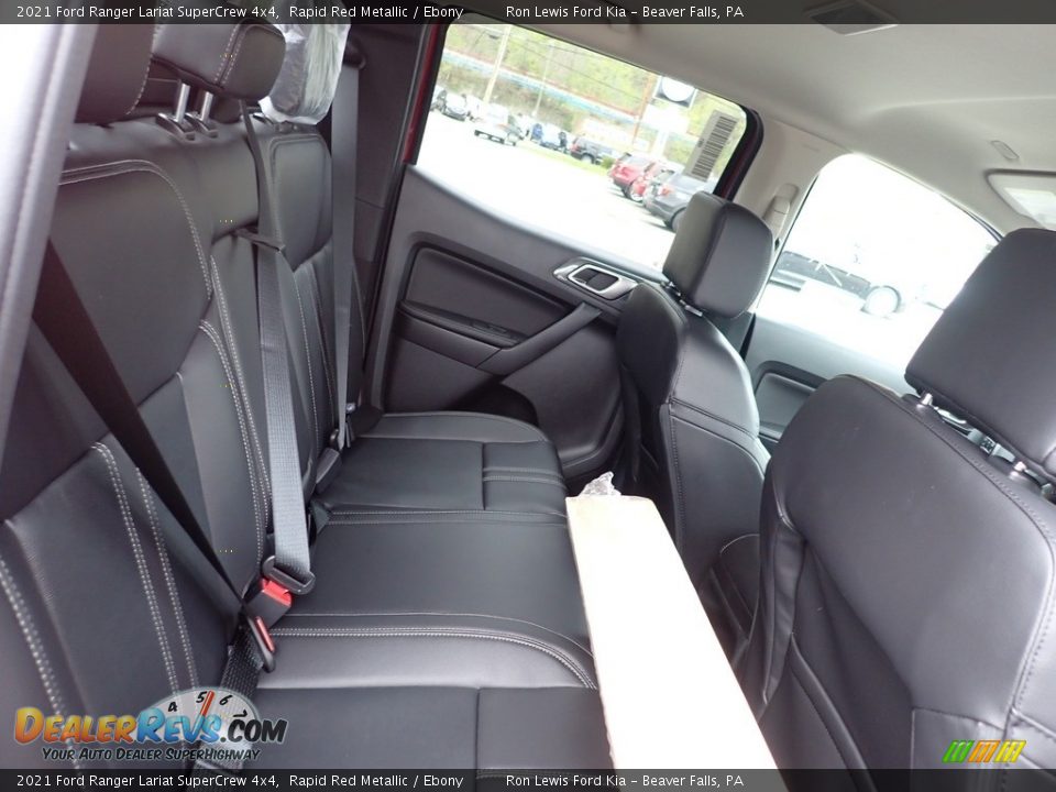 2021 Ford Ranger Lariat SuperCrew 4x4 Rapid Red Metallic / Ebony Photo #9