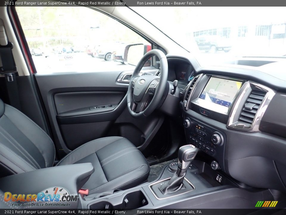2021 Ford Ranger Lariat SuperCrew 4x4 Rapid Red Metallic / Ebony Photo #11
