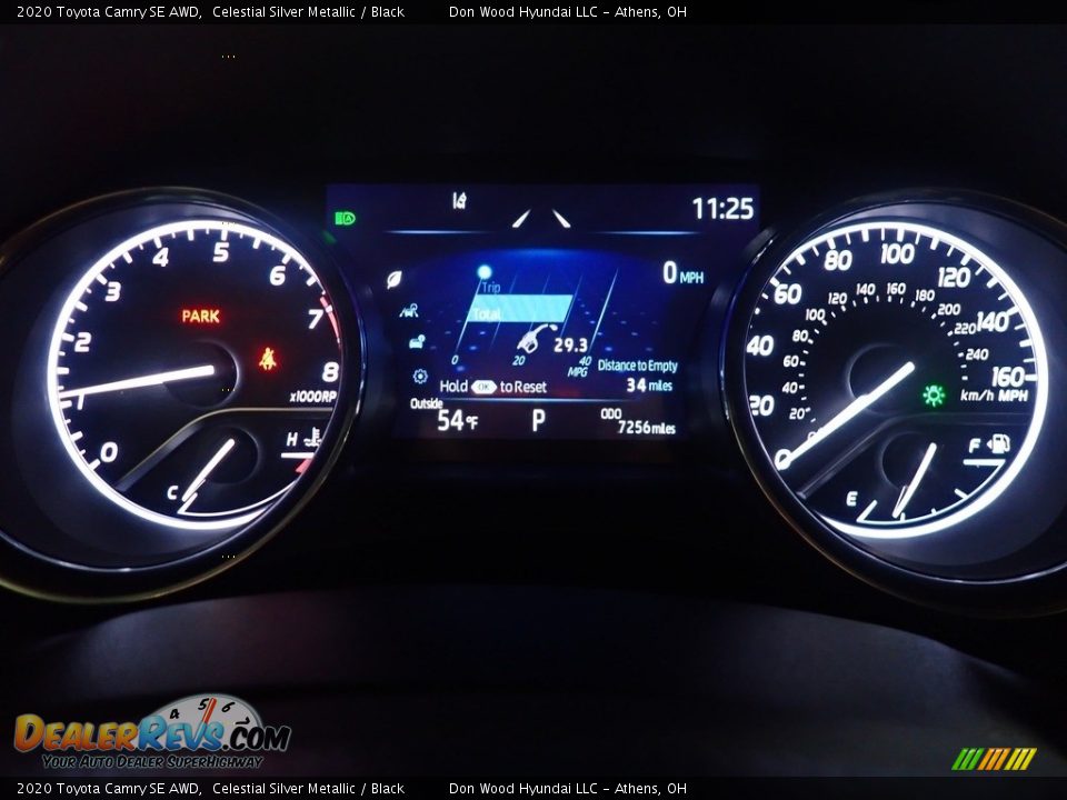 2020 Toyota Camry SE AWD Celestial Silver Metallic / Black Photo #29