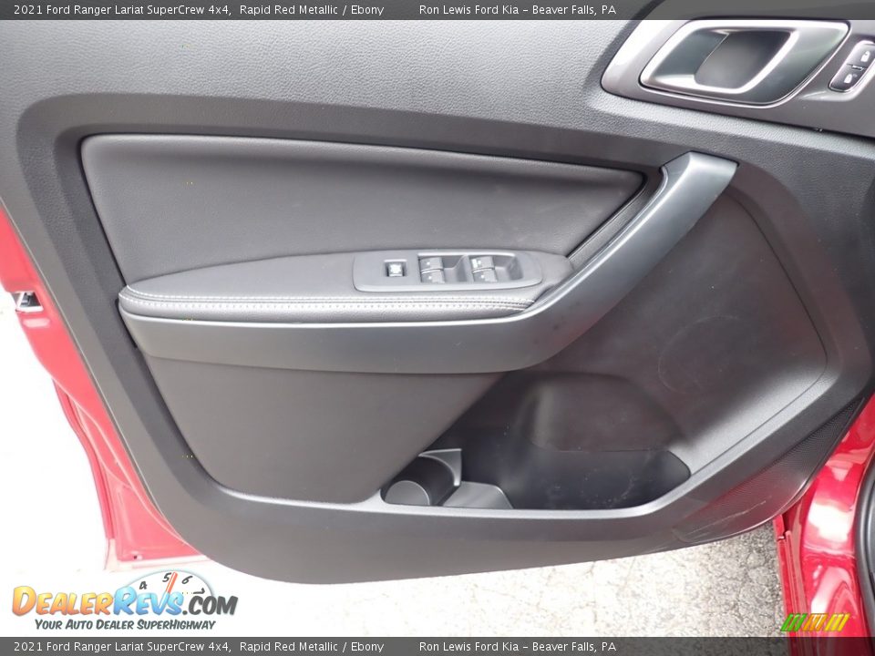2021 Ford Ranger Lariat SuperCrew 4x4 Rapid Red Metallic / Ebony Photo #13