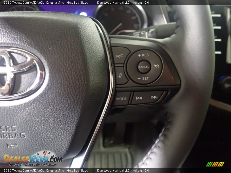 2020 Toyota Camry SE AWD Celestial Silver Metallic / Black Photo #31