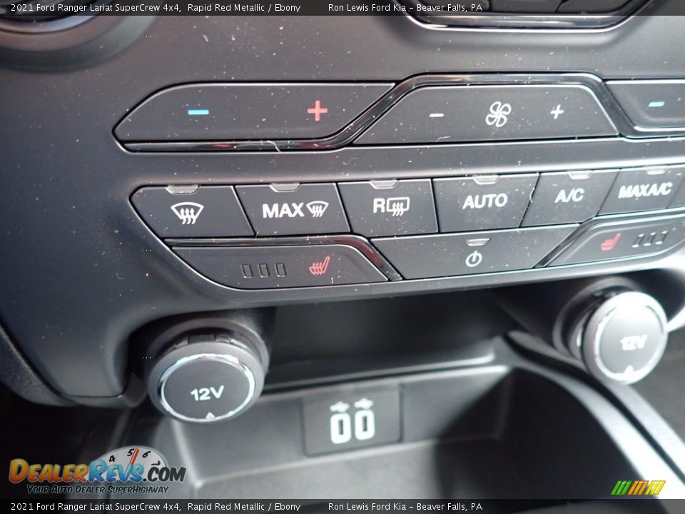 2021 Ford Ranger Lariat SuperCrew 4x4 Rapid Red Metallic / Ebony Photo #19