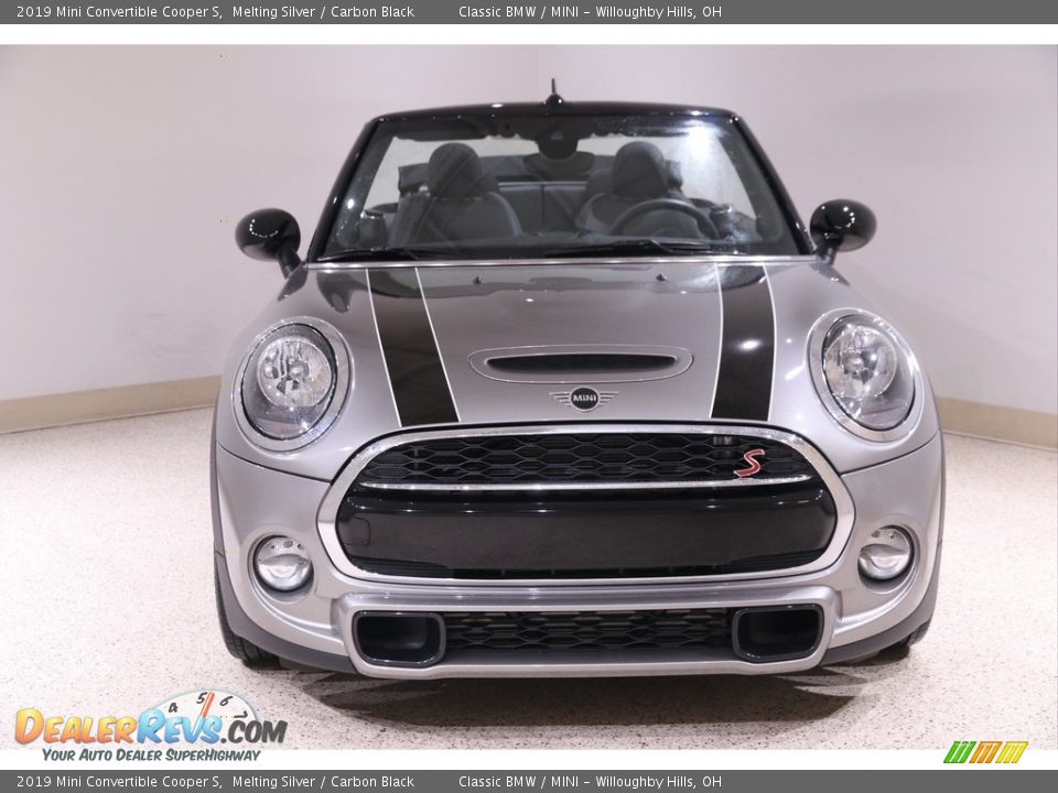 2019 Mini Convertible Cooper S Melting Silver / Carbon Black Photo #2