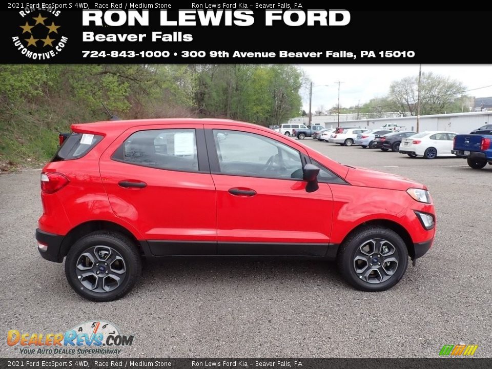 2021 Ford EcoSport S 4WD Race Red / Medium Stone Photo #1