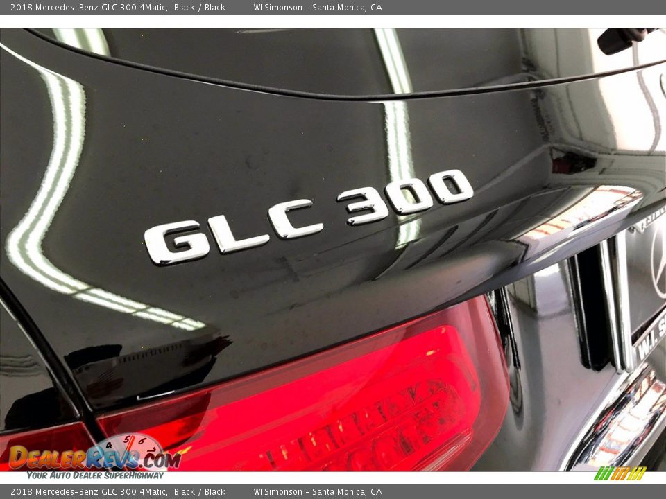 2018 Mercedes-Benz GLC 300 4Matic Black / Black Photo #31