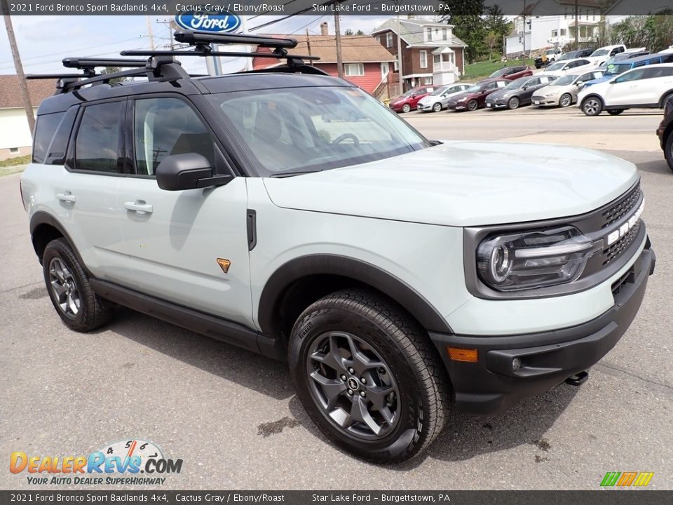 Front 3/4 View of 2021 Ford Bronco Sport Badlands 4x4 Photo #8