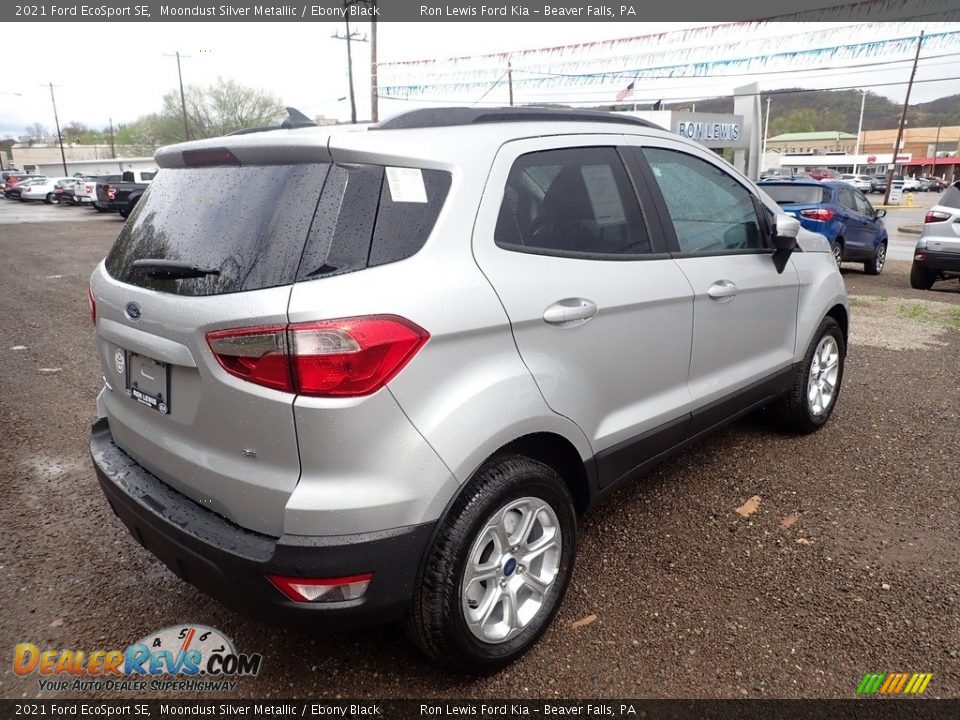 2021 Ford EcoSport SE Moondust Silver Metallic / Ebony Black Photo #2