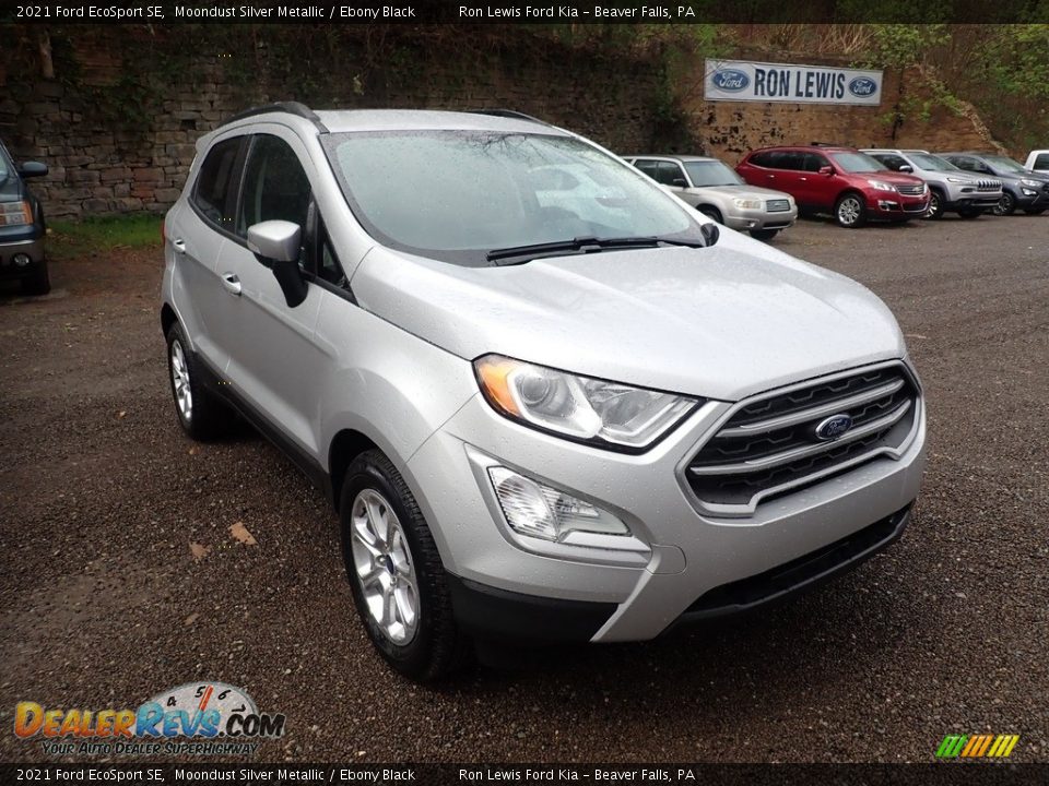 2021 Ford EcoSport SE Moondust Silver Metallic / Ebony Black Photo #3