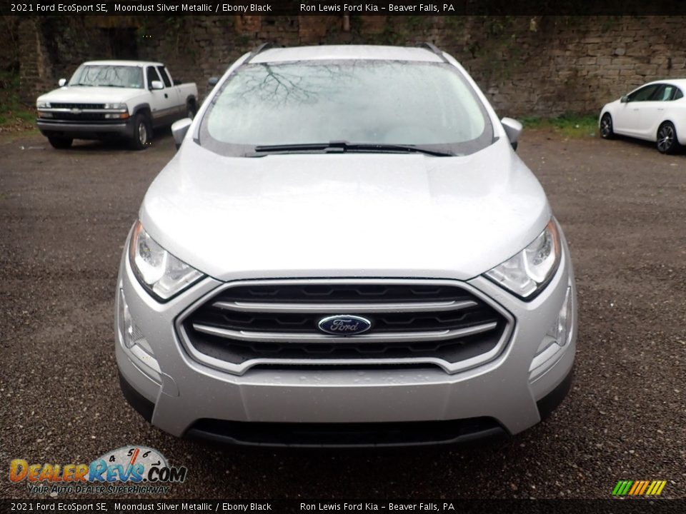 2021 Ford EcoSport SE Moondust Silver Metallic / Ebony Black Photo #4