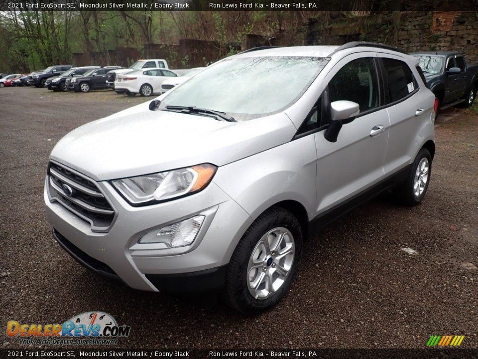2021 Ford EcoSport SE Moondust Silver Metallic / Ebony Black Photo #5