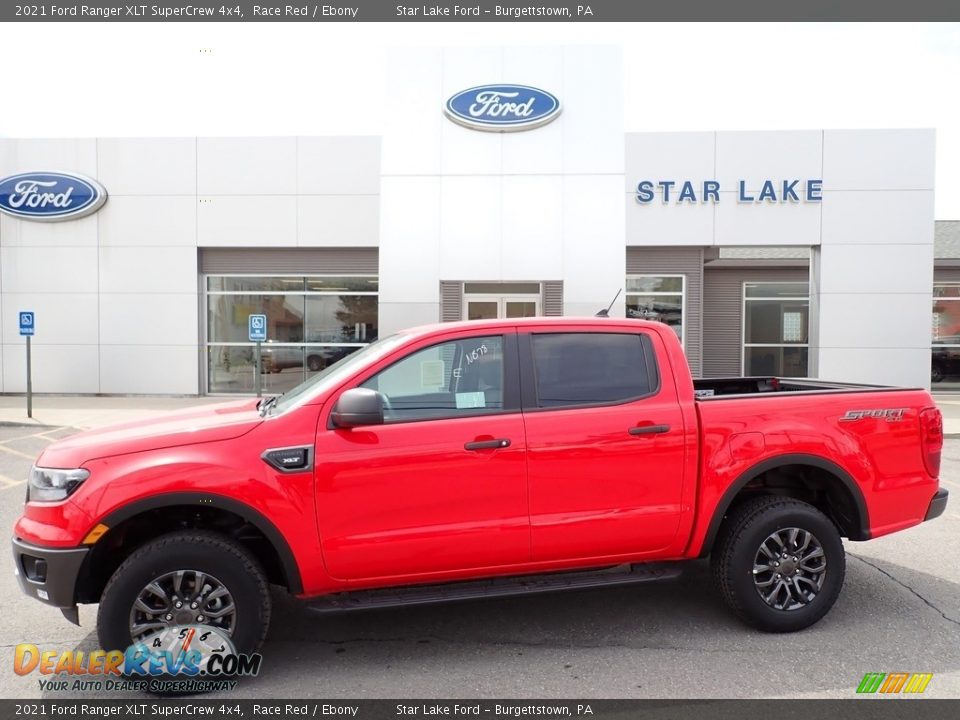 2021 Ford Ranger XLT SuperCrew 4x4 Race Red / Ebony Photo #1