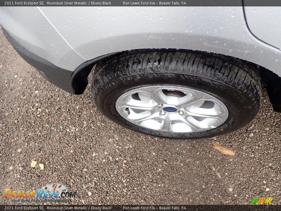 2021 Ford EcoSport SE Moondust Silver Metallic / Ebony Black Photo #9
