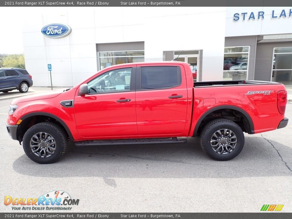 2021 Ford Ranger XLT SuperCrew 4x4 Race Red / Ebony Photo #2