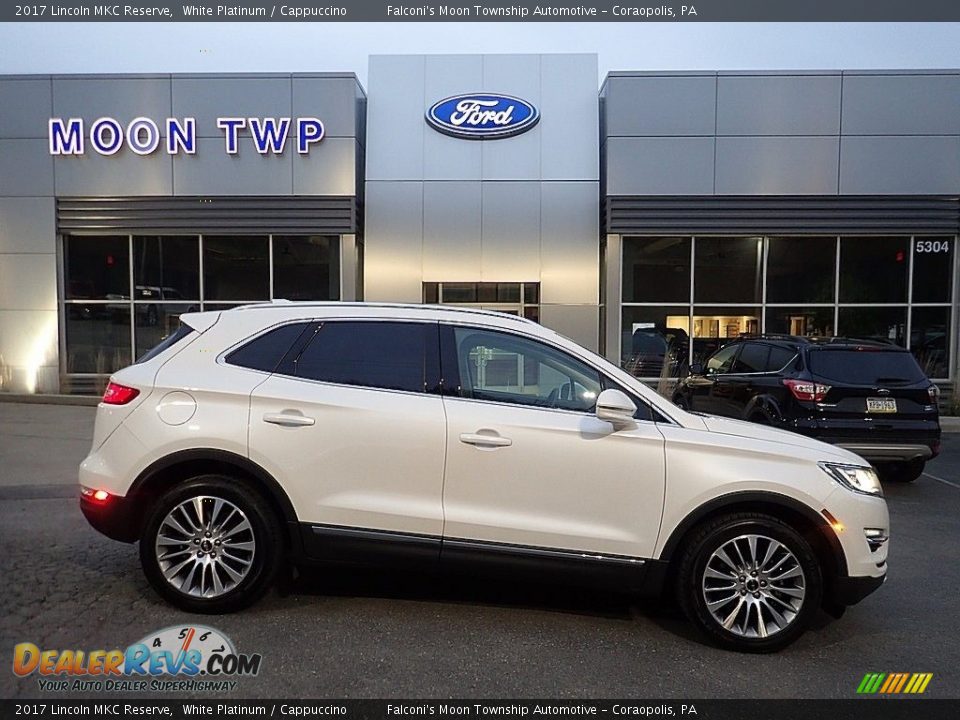 2017 Lincoln MKC Reserve White Platinum / Cappuccino Photo #1