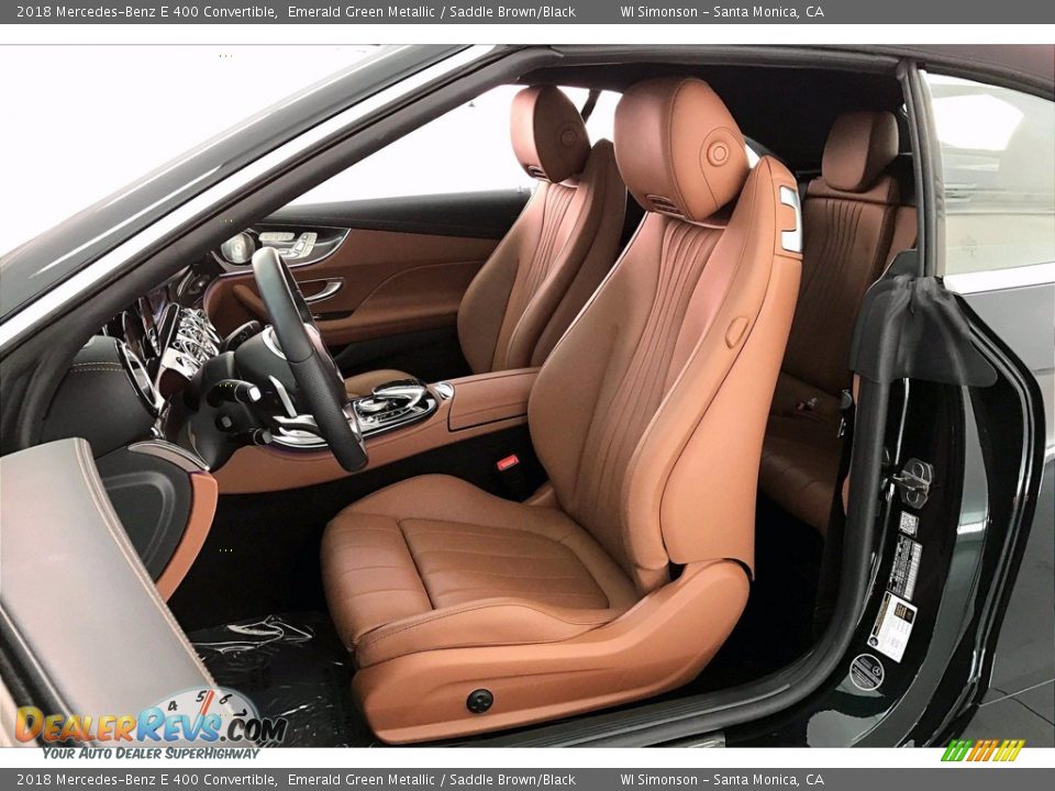 2018 Mercedes-Benz E 400 Convertible Emerald Green Metallic / Saddle Brown/Black Photo #18