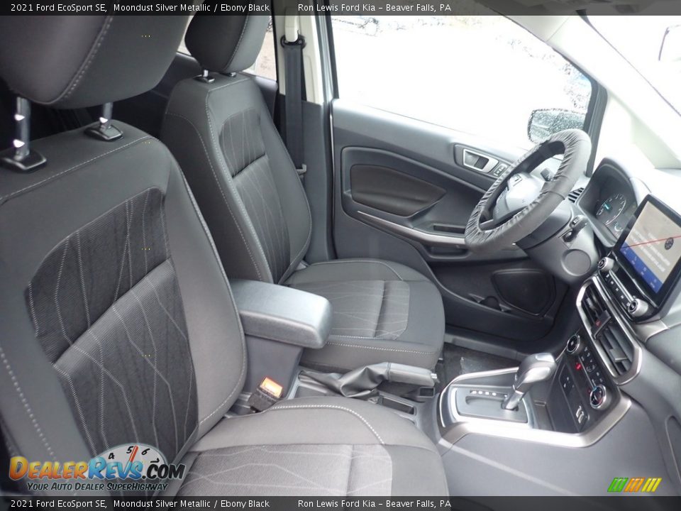 2021 Ford EcoSport SE Moondust Silver Metallic / Ebony Black Photo #10