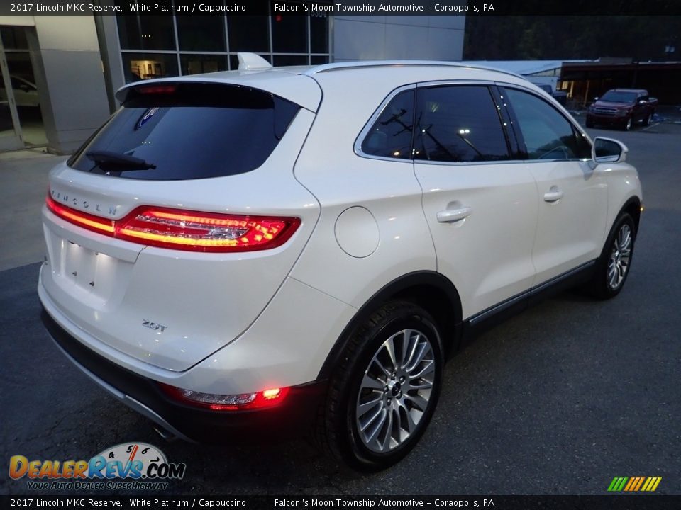 2017 Lincoln MKC Reserve White Platinum / Cappuccino Photo #2