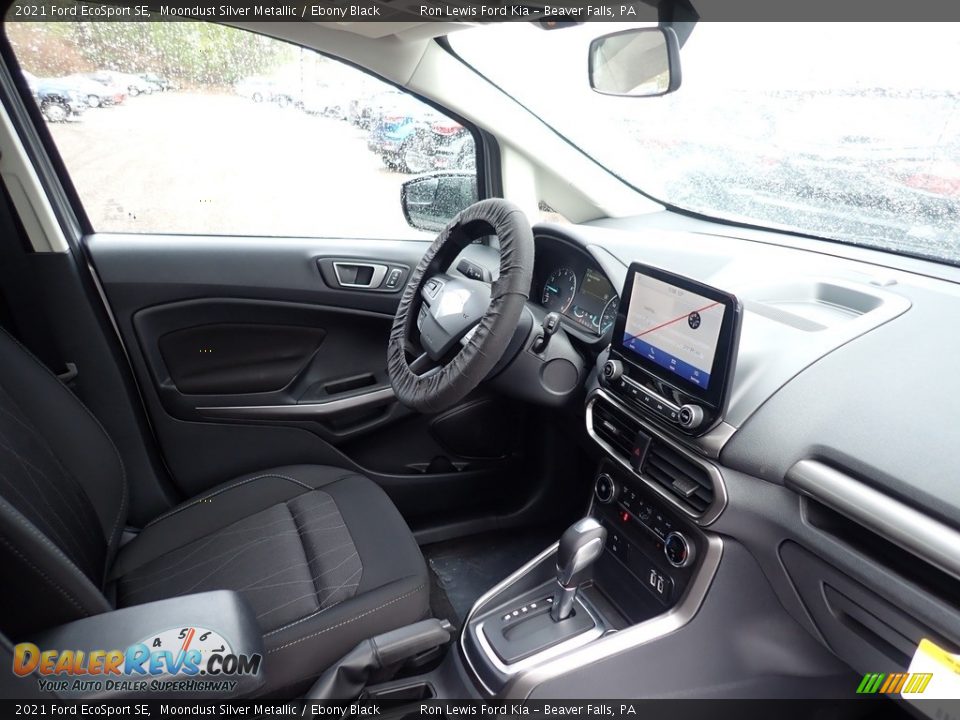 2021 Ford EcoSport SE Moondust Silver Metallic / Ebony Black Photo #11