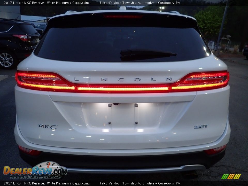 2017 Lincoln MKC Reserve White Platinum / Cappuccino Photo #3