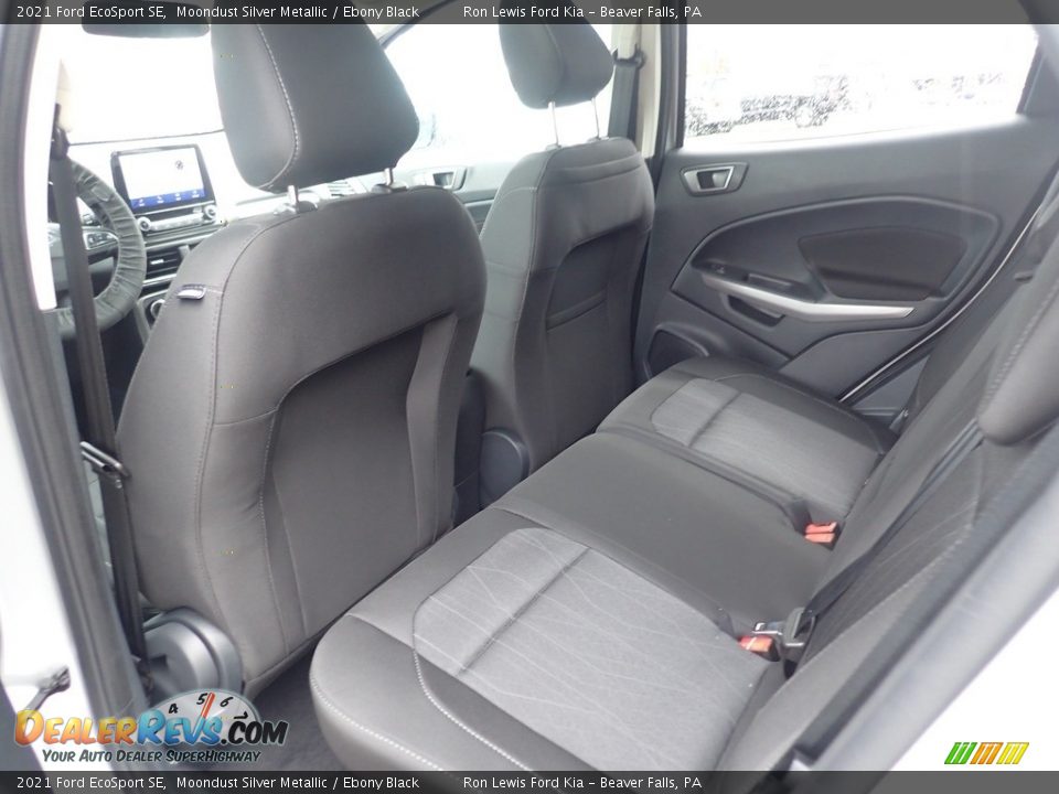2021 Ford EcoSport SE Moondust Silver Metallic / Ebony Black Photo #13