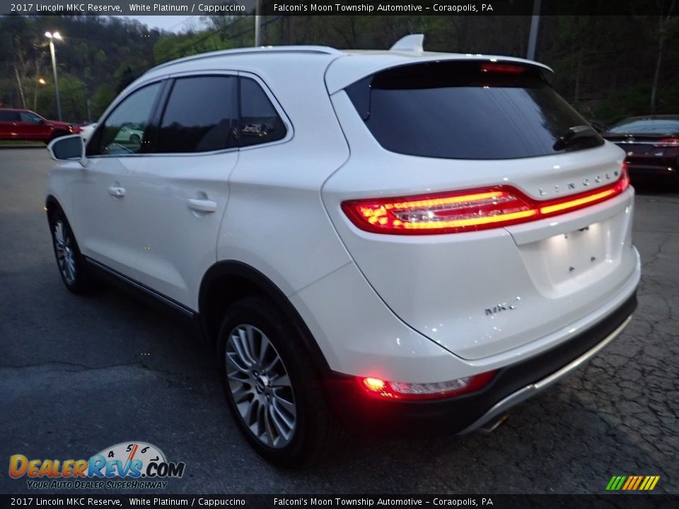 2017 Lincoln MKC Reserve White Platinum / Cappuccino Photo #5