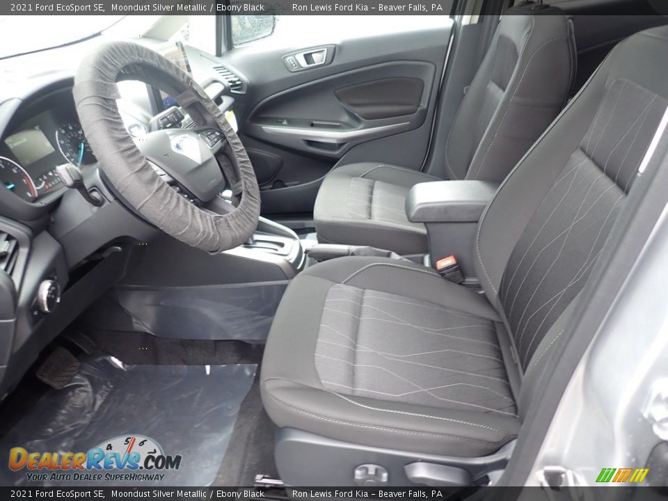 2021 Ford EcoSport SE Moondust Silver Metallic / Ebony Black Photo #15