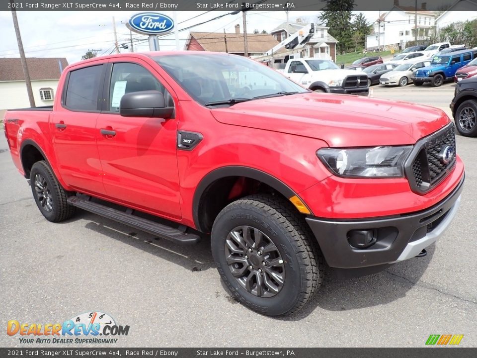 2021 Ford Ranger XLT SuperCrew 4x4 Race Red / Ebony Photo #7