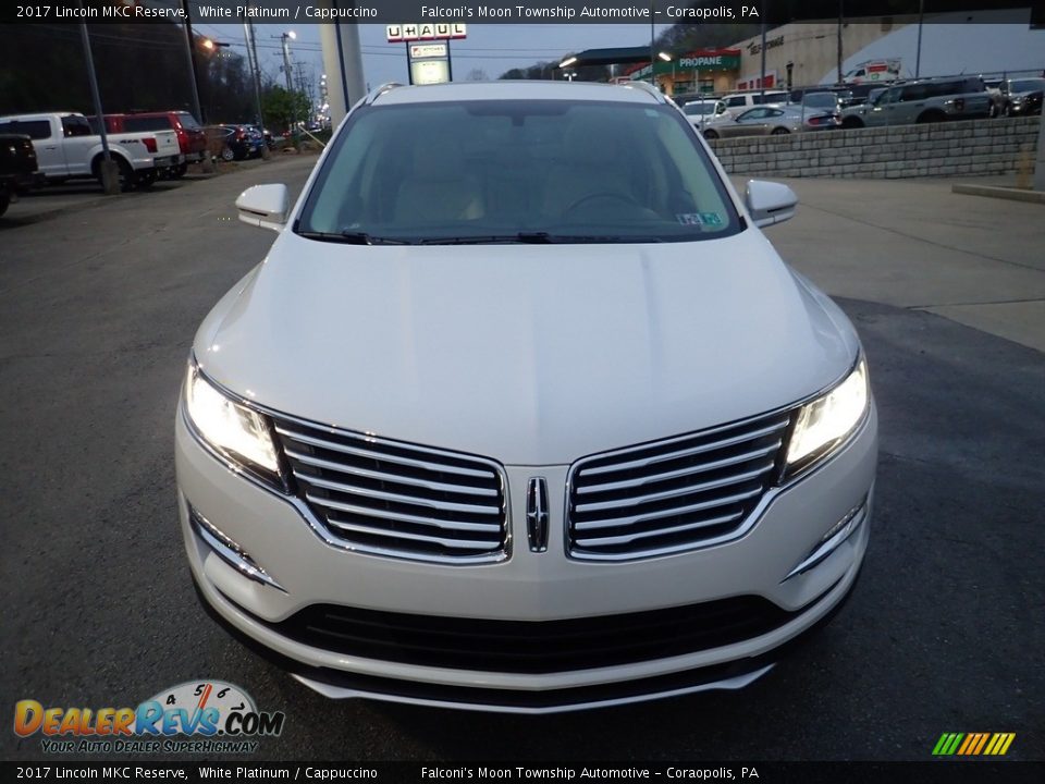 2017 Lincoln MKC Reserve White Platinum / Cappuccino Photo #8