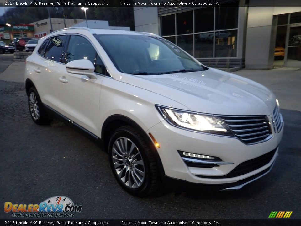 2017 Lincoln MKC Reserve White Platinum / Cappuccino Photo #9