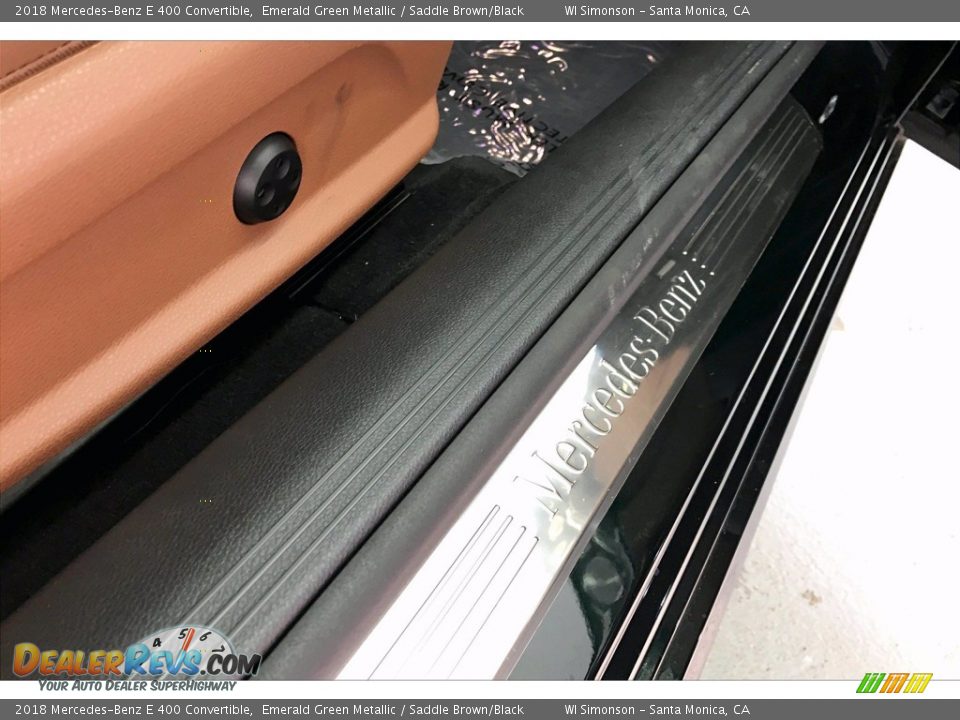 2018 Mercedes-Benz E 400 Convertible Emerald Green Metallic / Saddle Brown/Black Photo #25