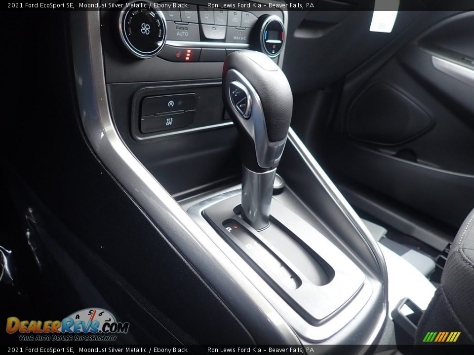 2021 Ford EcoSport SE Moondust Silver Metallic / Ebony Black Photo #22
