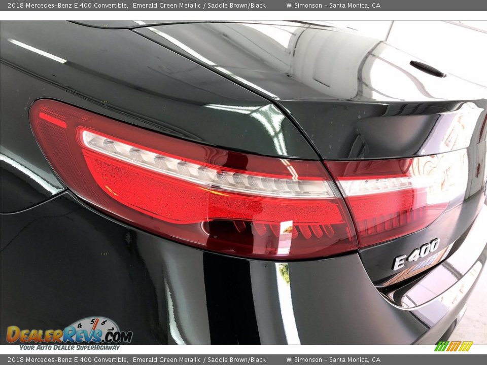 2018 Mercedes-Benz E 400 Convertible Emerald Green Metallic / Saddle Brown/Black Photo #29